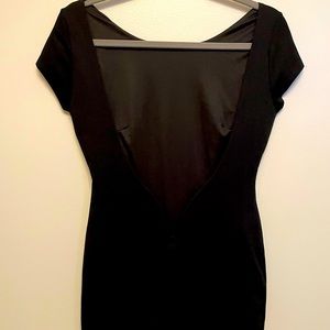 Backless Little Black Dress - Small/Medium